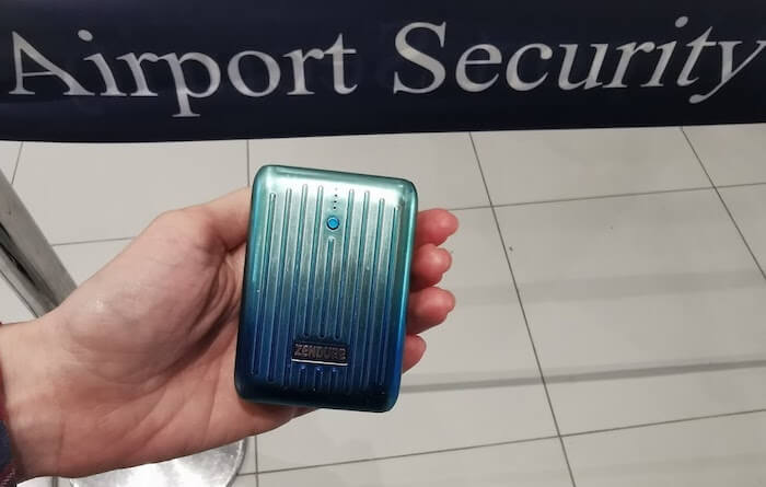 Power bank airport security