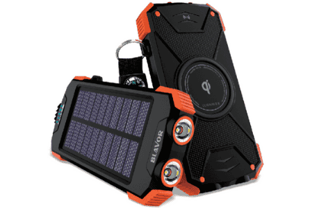 BLAVOR Qi 10000mAh Solar Portable Charger