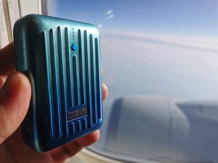 Zendure airplane window