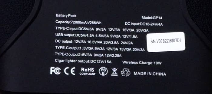 Renogy specs