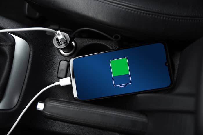 charge phone in car