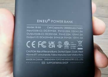 INIU power bank specs